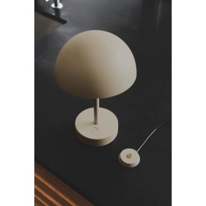 Nordlux - LED Pritemdoma įkraunama lauko stalinė lempa ELLEN LED/2,8W/3,7V IP44 smėlio spalva