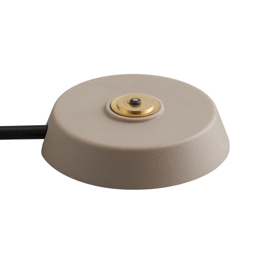 Nordlux - LED Pritemdoma įkraunama lauko stalinė lempa ELLEN LED/2,8W/3,7V IP44 smėlio spalva