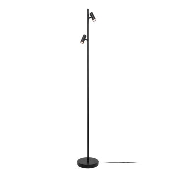 Nordlux - LED pritemdomas jutiklinis toršeras OMARI 2xLED/3,2W/230V juodas