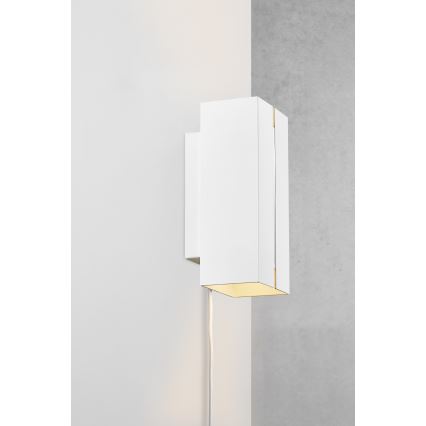 Nordlux - LED pritemdomas sieninis šviestuvas CURTIZ 2xLED/4,5W/230V balta