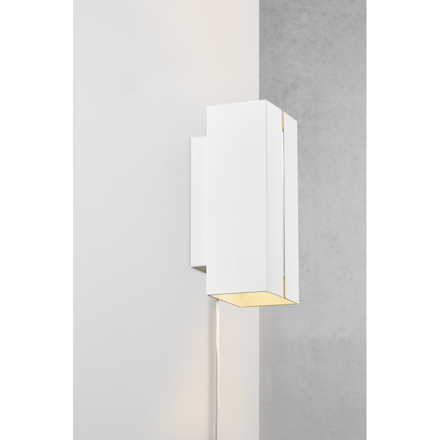 Nordlux - LED pritemdomas sieninis šviestuvas CURTIZ 2xLED/4,5W/230V balta