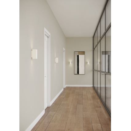 Nordlux - LED pritemdomas sieninis šviestuvas CURTIZ 2xLED/4,5W/230V balta