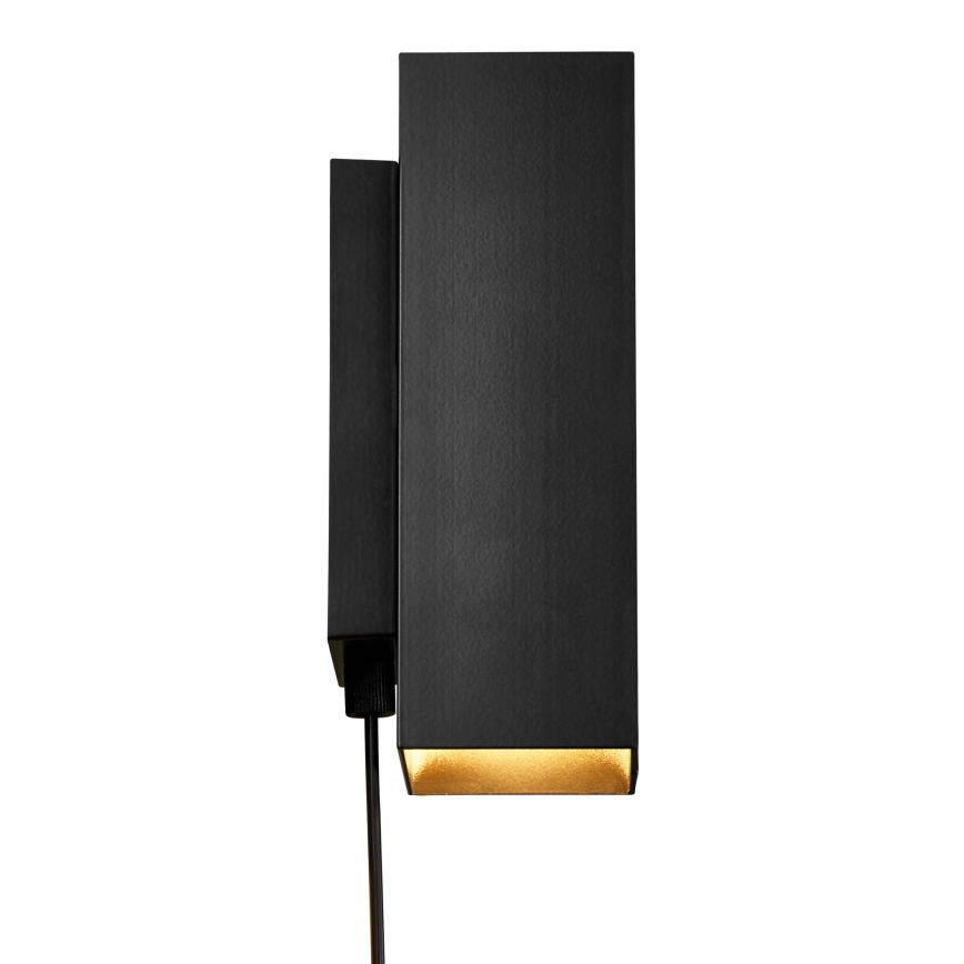Nordlux - LED pritemdomas sieninis šviestuvas CURTIZ 2xLED/4,5W/230V juoda