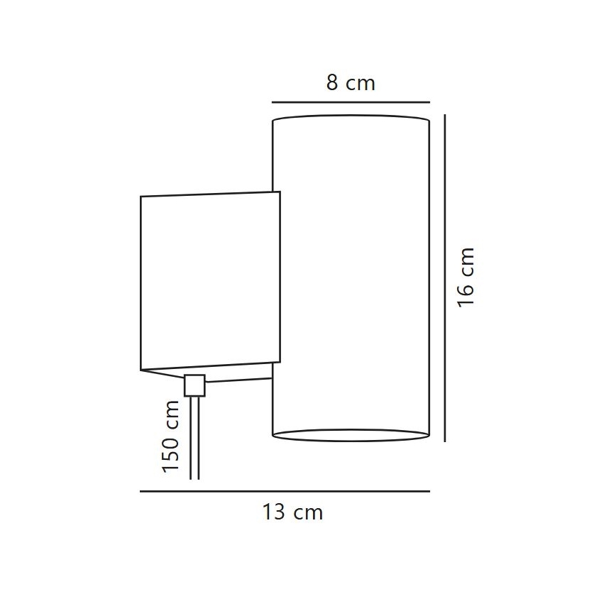 Nordlux - LED pritemdomas sieninis šviestuvas MONA LED/10W/230V CRI 90