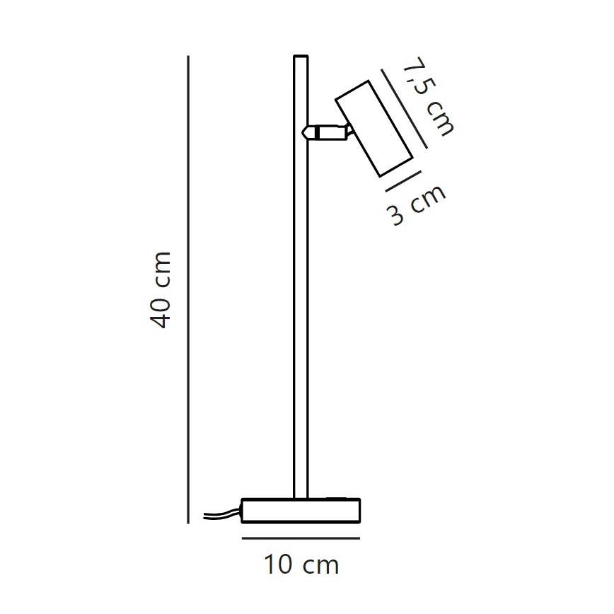 Nordlux - LED pritemdomas stalinis šviestuvas OMARI LED/3,2W/230V balta