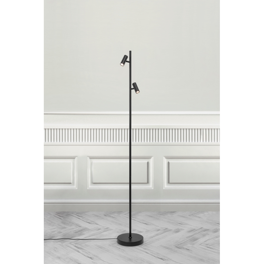 Nordlux - LED pritemdomas jutiklinis toršeras OMARI 2xLED/3,2W/230V juodas