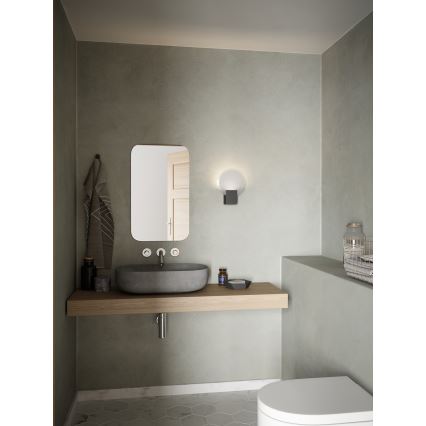Nordlux - LED Pritemdomas vonios sieninis šviestuvas HESTER LED/9,5W/230V IP44 juoda