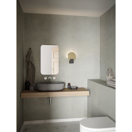 Nordlux - LED Pritemdomas vonios sieninis šviestuvas HESTER LED/9,5W/230V IP44 juoda