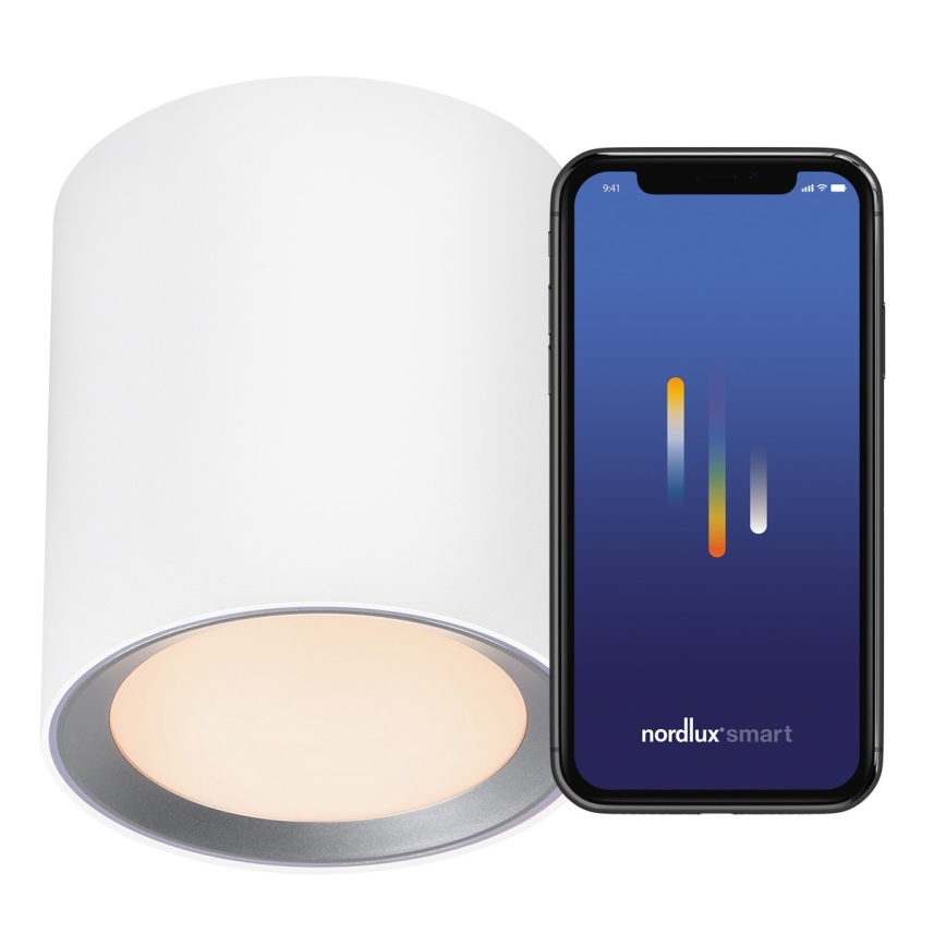 Nordlux - LED pritemdomas vonios šviestuvas LANDON SMART LED/8W/230V 2700-6500K IP44 balta