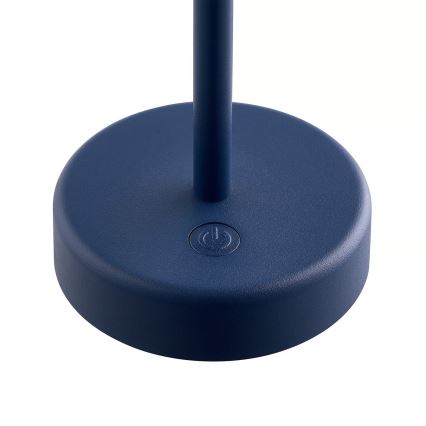 Nordlux - LED reguliuojama įkraunama jutiklinė lauko stalinė lempa ELLEN LED/2,8W/3,7V 2200 mAh IP44 mėlyna