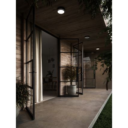 Nordlux - LED Reguliuojamas lauko sieninis šviestuvas AVA SMART LED/9,5W/230V 2700K IP54 juoda