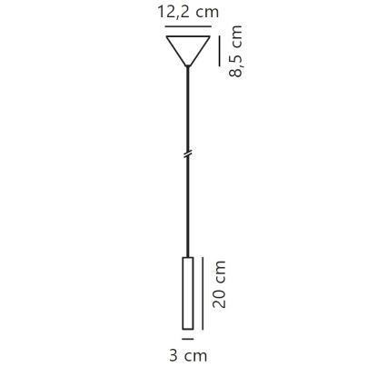 Nordlux - LED Reguliuojamas pakabinamas sietynas OMARI LED/4,4W/230V balta