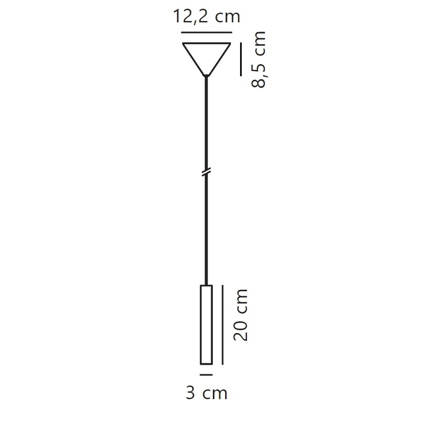 Nordlux - LED Reguliuojamas pakabinamas sietynas OMARI LED/4,4W/230V juoda