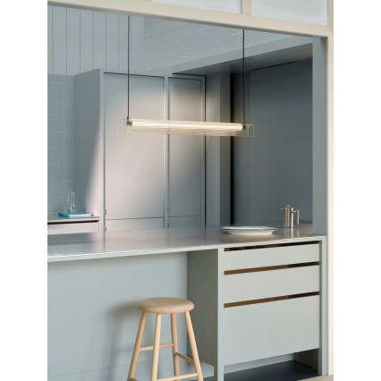Nordlux - LED reguliuojamas pakabinamas šviestuvas su laidu ALIANI LED/20W/230V 3000K 100 cm juodas/skaidrus