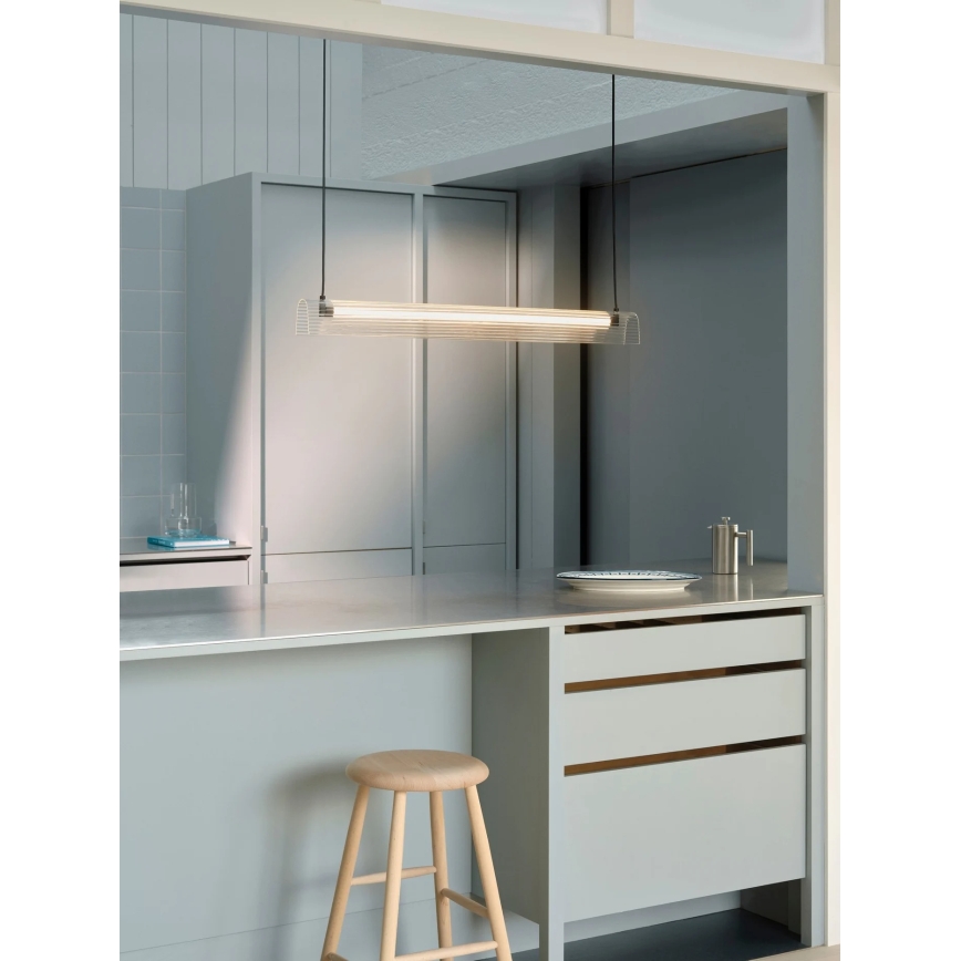 Nordlux - LED reguliuojamas pakabinamas šviestuvas su laidu ALIANI LED/20W/230V 3000K 100 cm juodas/skaidrus