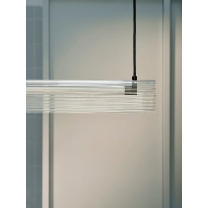 Nordlux - LED reguliuojamas pakabinamas šviestuvas su laidu ALIANI LED/20W/230V 3000K 100 cm juodas/skaidrus
