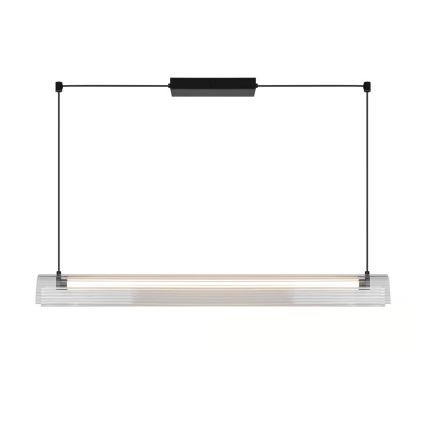 Nordlux - LED reguliuojamas pakabinamas šviestuvas su laidu ALIANI LED/20W/230V 3000K 100 cm juodas/skaidrus