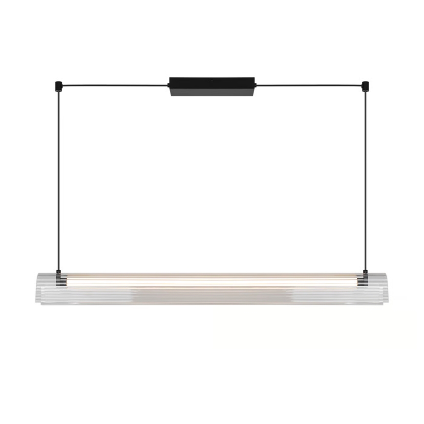 Nordlux - LED reguliuojamas pakabinamas šviestuvas su laidu ALIANI LED/20W/230V 3000K 100 cm juodas/skaidrus
