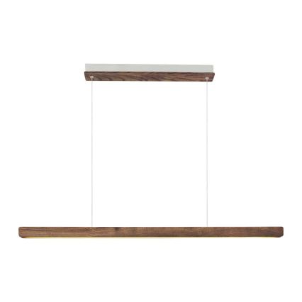 Nordlux - reguliuojamas LED pakabinamas šviestuvas ant laido ILGAS LED/47W/230V 3000K rudas/uosinis 115 cm