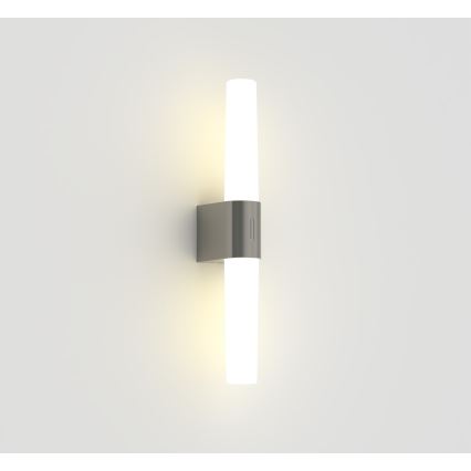 Nordlux - LED Reguliuojamas vonios veidrodžio apšvietimas HELVA LED/9,5W/230V IP44 3000/4000K CRI 90 matinis chromas
