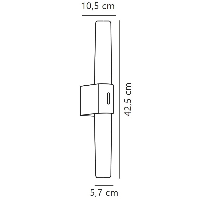 Nordlux - LED Reguliuojamas vonios veidrodžio apšvietimas HELVA LED/9,5W/230V IP44 3000/4000K CRI 90 matinis chromas