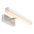 Nordlux - LED Reguliuojamas vonios veidrodžio apšvietimas OTIS LED/14W/230V IP44 40 cm sidabras