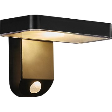 Nordlux - LED Saulės sieninis šviestuvas su jutikliu RICA LED/5W/3,7V IP44 2200 mAh kvadratinis