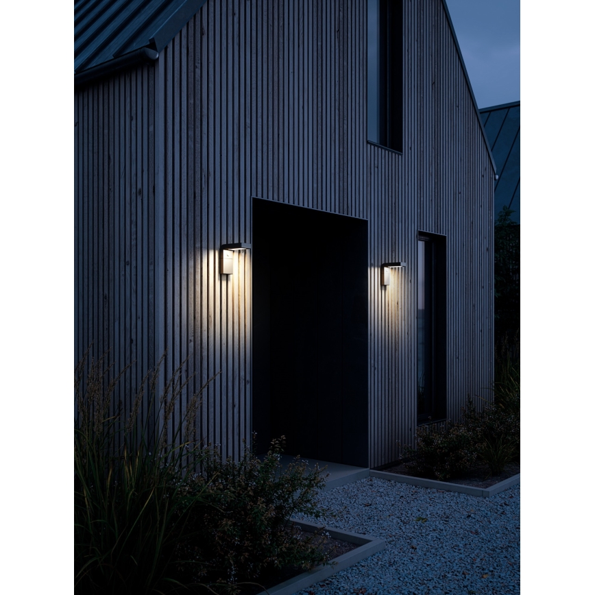 Nordlux - LED Saulės sieninis šviestuvas su jutikliu ALYA LED/5W/3,7V IP44 2200 mAh