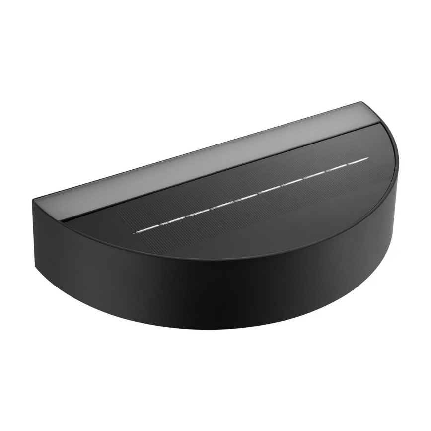 Nordlux - LED Saulės sieninis šviestuvas su jutikliu MONAY LED/5W/5V 3000K IP44 2000 mAh juodas