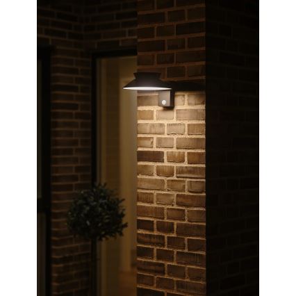 Nordlux - LED saulės šviestuvas su jutikliu JUSTINA LED/5W/3,7V IP44 1800 mAh