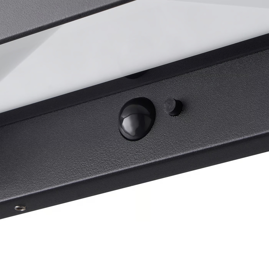 Nordlux - LED saulės šviestuvas su jutikliu MARCELLIO LED/5W/5V IP54 2200 mAh juodas