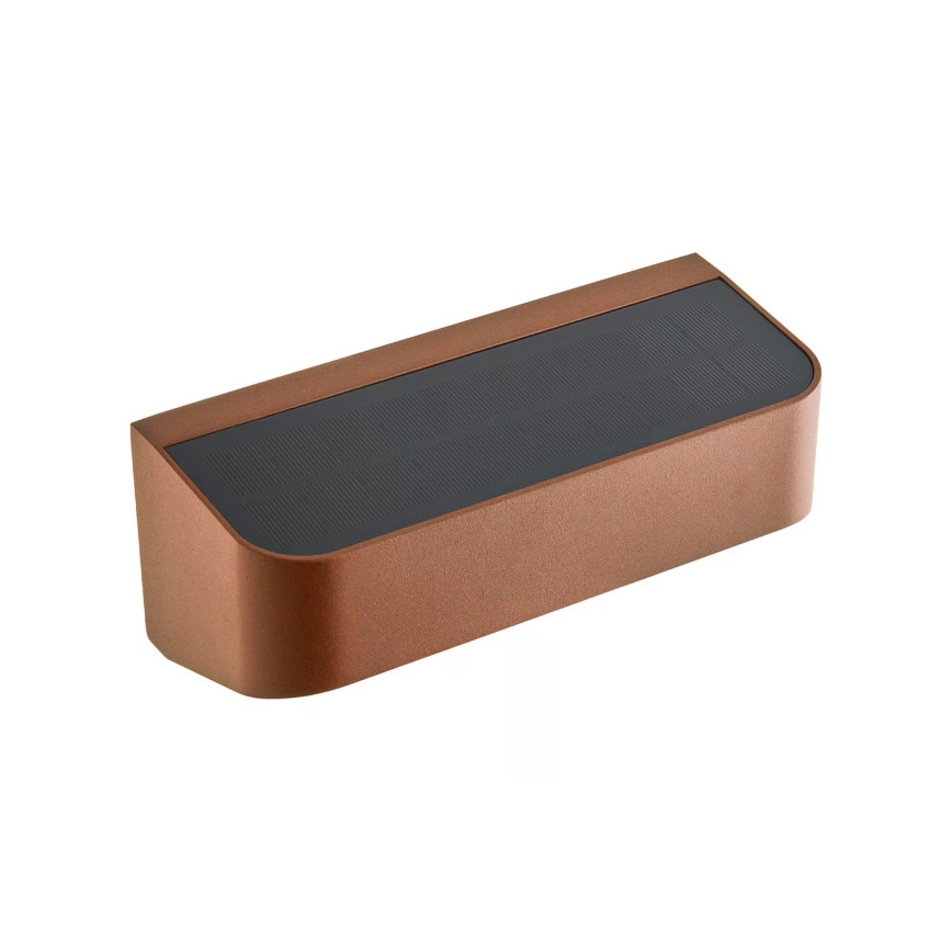 Nordlux - LED saulės šviestuvas su jutikliu MARCELLIO LED/5W/5V IP54 rudas