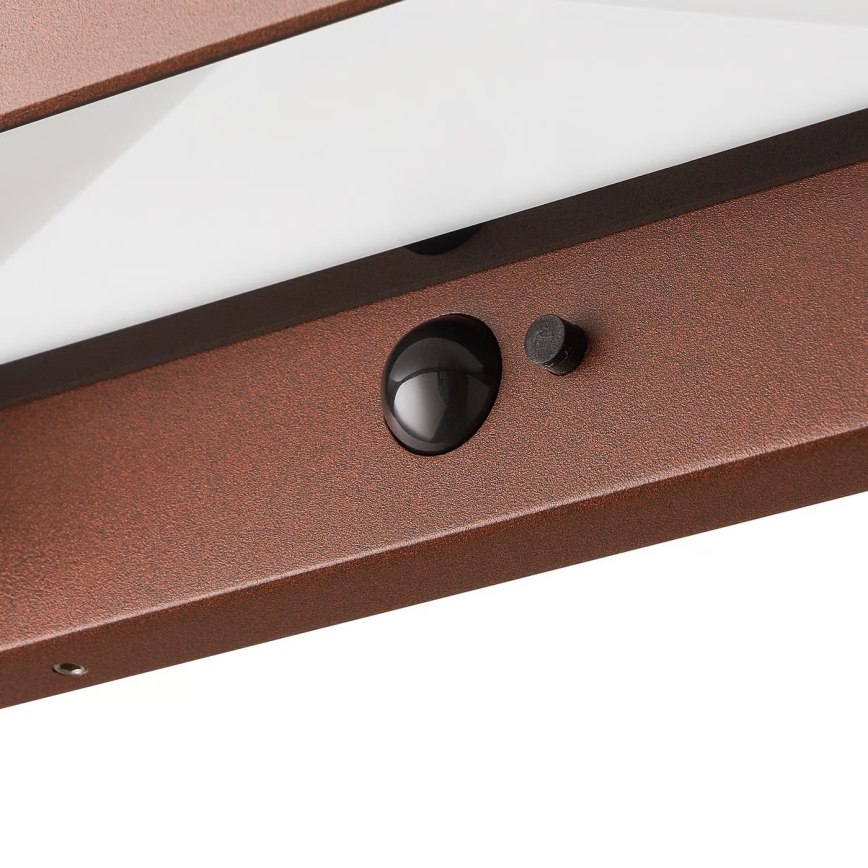 Nordlux - LED saulės šviestuvas su jutikliu MARCELLIO LED/5W/5V IP54 rudas