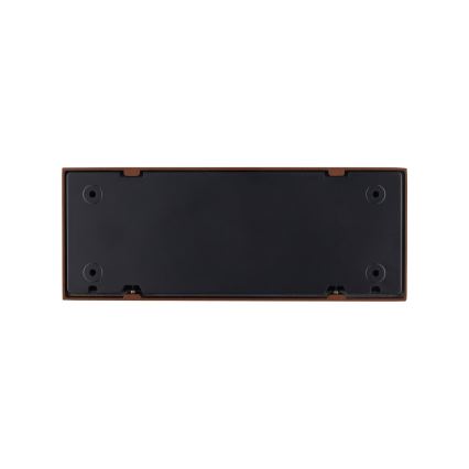 Nordlux - LED saulės šviestuvas su jutikliu MARCELLIO LED/5W/5V IP54 rudas