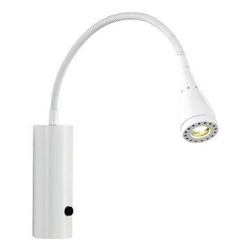 Nordlux - LED sieninis akcentinis šviestuvas MENTO LED/3W/230V balta