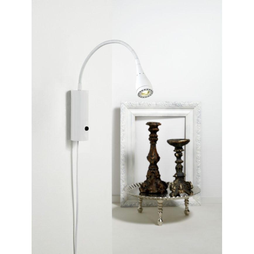Nordlux - LED sieninis akcentinis šviestuvas MENTO LED/3W/230V balta