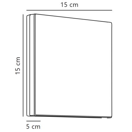 Nordlux - LED sieninis lauko šviestuvas ARTEGO LED/7,2W/230V 3000K IP54