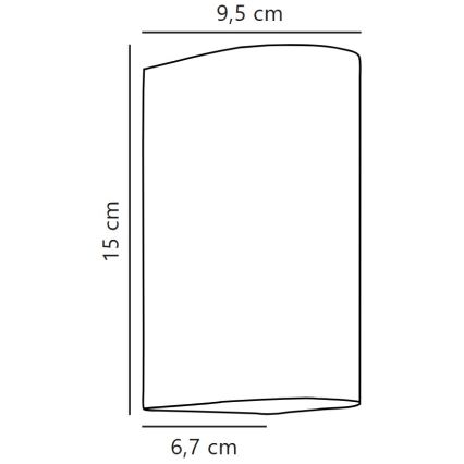 Nordlux - LED sieninis lauko šviestuvas ASBOL LED/13,3W/230V 3000K IP44