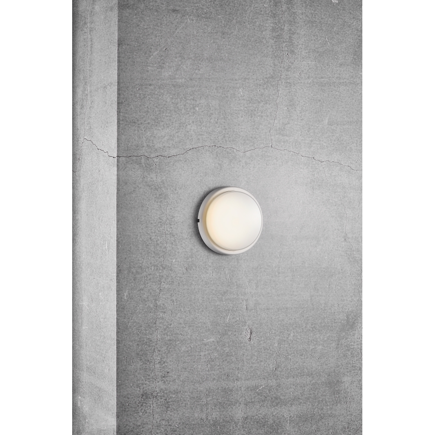 Nordlux - LED sieninis lauko šviestuvas CUBA LED/6,5W/230V IP54 diametras 17,5 cm balta