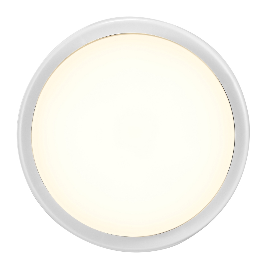 Nordlux - LED sieninis lauko šviestuvas CUBA LED/6,5W/230V IP54 diametras 17,5 cm balta