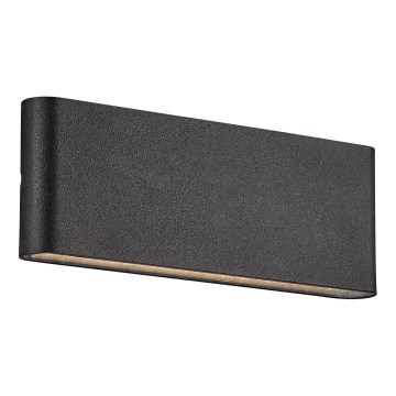 Nordlux - LED sieninis lauko šviestuvas KINVER LED/10W/230V IP54 juoda