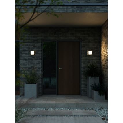 Nordlux - LED sieninis lauko šviestuvas OLIVER LED/9W/230V IP54 17,5x17,5 cm