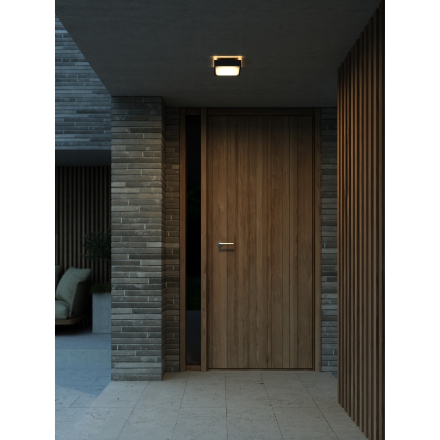 Nordlux - LED sieninis lauko šviestuvas OLIVER LED/9W/230V IP54 17,5x17,5 cm
