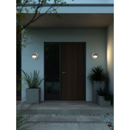 Nordlux - LED sieninis lauko šviestuvas OLIVER LED/9W/230V IP54 diametras 19,5 cm