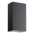 Nordlux - LED sieninis lauko šviestuvas ROLD LED/10,5W/230V IP54 juoda