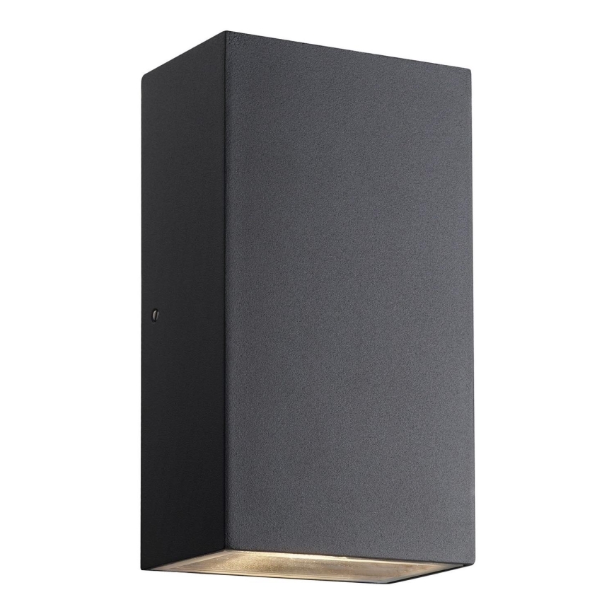 Nordlux - LED sieninis lauko šviestuvas ROLD LED/10,5W/230V IP54 juoda