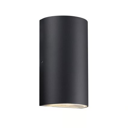 Nordlux - LED sieninis lauko šviestuvas ROLD LED/10,5W/230V 3000K IP54 juoda