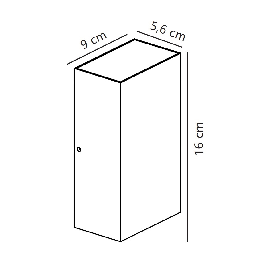 Nordlux - LED sieninis lauko šviestuvas ROLD LED/10,5W/230V 3000K IP54 kreminė