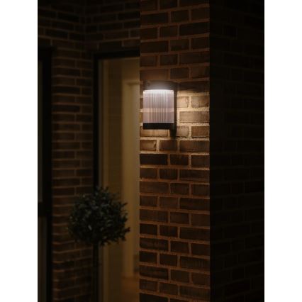 Nordlux - LED sieninis šviestuvas su jutikliu, įkraunamas saulės energija COUPAR LED/3,2W/5V 3000K IP44