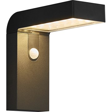 Nordlux - LED sieninis šviestuvas su jutikliu, įkraunamas saulės energija ALYA LED/5W/3,7V IP44